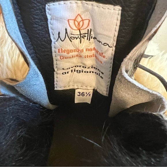 Montelliana 1965 Unlined Leopard Print Calfskin Hiking Boots Sz- 36.5 - Picture 12 of 12